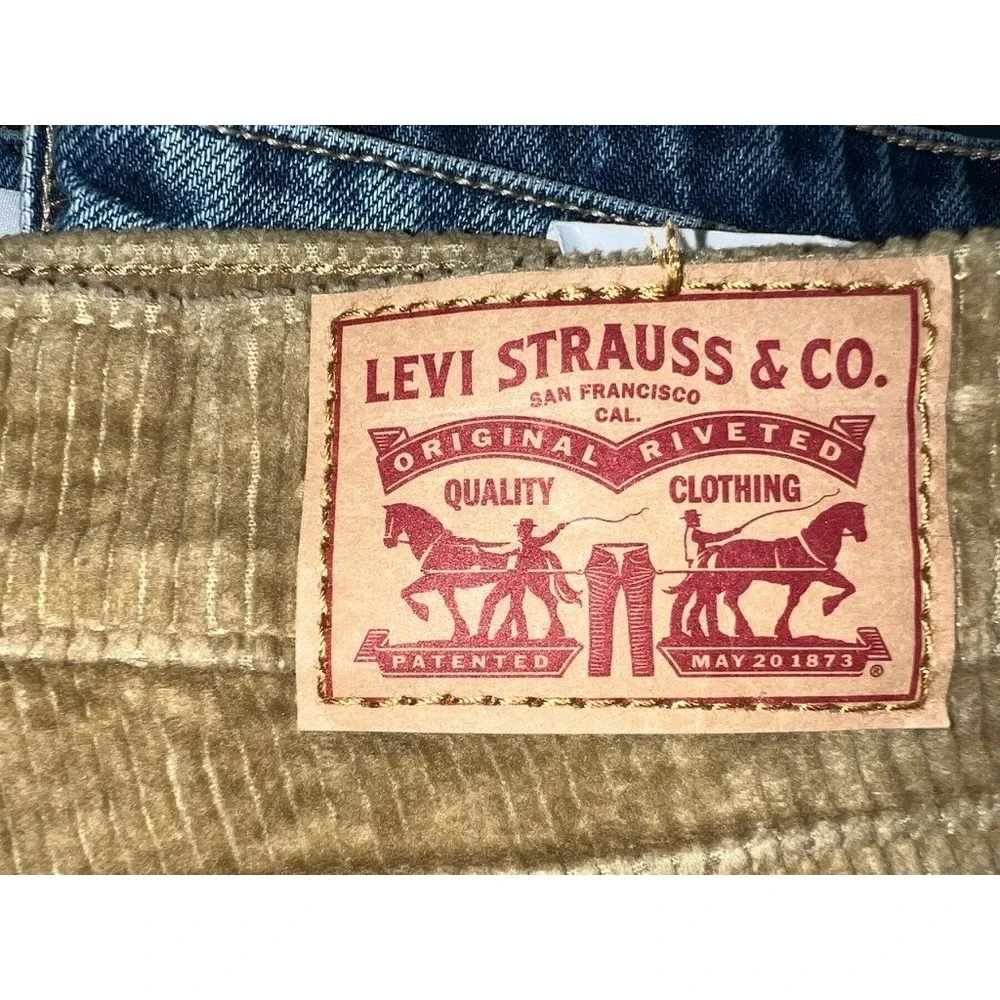 Levis 511 Slim Fit Corduroy Pants Mens 32x30 Tan Khaki Brown 188811671